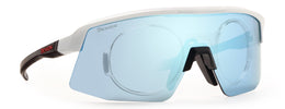 ROUBAIX (In dotazione clip vista) Bianco Opaco Nero Lente Specchiata Azzurro