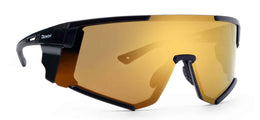 VORTEX Nero Opaco Lente Specchiata Oro