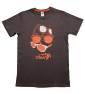 T-SHIRT DMN ARANCIO FLUO
