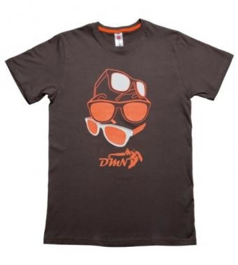 T-SHIRT DMN ARANCIO FLUO